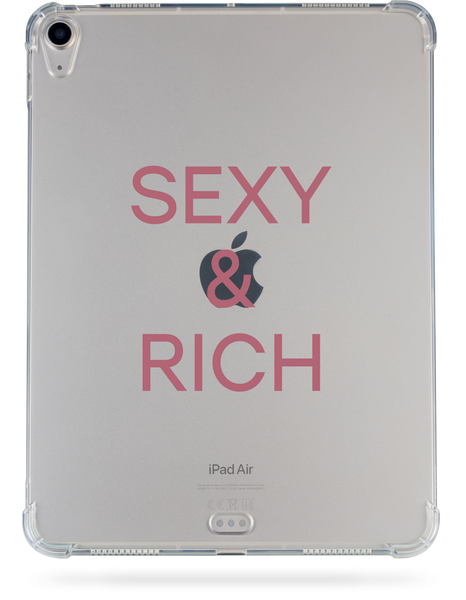 Чохол накладка Oriental case iPad New 9.7 (2018/2017) прозорий протиударний SEXY and RICH Pink (10.21) pr_0066583  купити в інтернет-магазині Oriental Case в Києві від українського бренду Orientalcase ✅