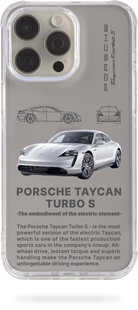 Чохол Oriental case iPhone 14 прозорий силіконовий протиударний Porsche TurboS (33.5) pr_0050640  купити в інтернет-магазині Oriental Case в Києві від українського бренду Orientalcase ✅