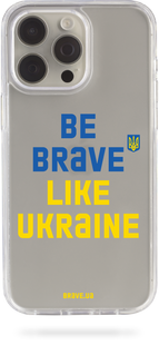 Чохол Oriental case iPhone 14 pro max прозорий пластиковий ROCK UA Be Brave (19.10) pr_0048022  купити в інтернет-магазині Oriental Case в Києві від українського бренду Orientalcase ✅