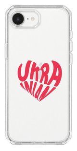 Чохол Oriental case iPhone 16e / 17e прозорий пластиковий EVO Go Sure Heart Ukrainian (19.34) pr_0075023_16e17e купити в інтернет-магазині Oriental Case в Києві від українського бренду Orientalcase ✅