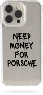 Oriental case iPhone 11 transparent plastic EVO case Need Money For PORSCHE Black (31.8) pr_0068157  in the online store Oriental Case in Kyiv from the Ukrainian brand Orientalcase ✅
