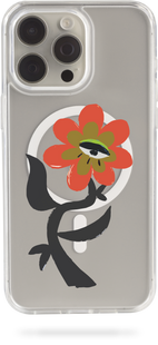 Чохол Oriental case iPhone 14 pro max прозорий MagSafe Hutsul Flower (19.71) pr_0047773  купити в інтернет-магазині Oriental Case в Києві від українського бренду Orientalcase ✅