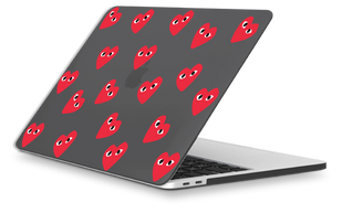 Oriental case black matte MacBook Pro 16 M1 | M2 | M3 (2021-2024) Hearts pr_0078233  in the online store Oriental Case in Kyiv from the Ukrainian brand Orientalcase ✅