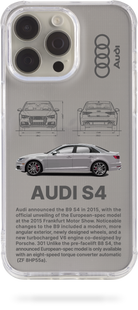 Oriental case iPhone 12 Pro Max transparent silicone shockproof case Audi S4 (33.4) pr_0058654  in the online store Oriental Case in Kyiv from the Ukrainian brand Orientalcase ✅
