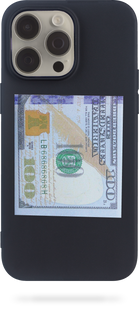 Чохол Oriental case iPhone 13 mini чорний силіконовий Money 100 Dollars (4.2) pr_0062207  купити в інтернет-магазині Oriental Case в Києві від українського бренду Orientalcase ✅