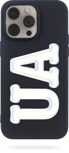 Oriental case iPhone 14 Plus black silicone case Opalinska Vertical White (19.54) pr_0050034  in the online store Oriental Case in Kyiv from the Ukrainian brand Orientalcase ✅