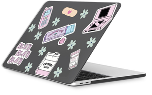 Oriental case black matte MacBook Pro 16 (2019-2020) Stickers Pink (6.9) pr_0064822  in the online store Oriental Case in Kyiv from the Ukrainian brand Orientalcase ✅
