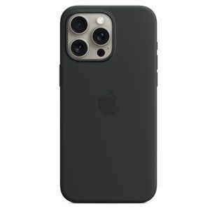 Silicon case for iPhone 15 pro Black pr_0068784  in the online store Oriental Case in Kyiv from the Ukrainian brand Orientalcase ✅