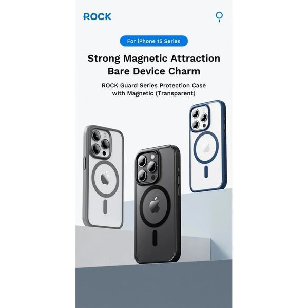 Case ROCK MagSafe Protection Case для iPhone 14 Plus Black pr_0067354  in the online store Oriental Case in Kyiv from the Ukrainian brand Orientalcase ✅