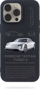 Oriental case iPhone 15 pro black silicone case Porsche TurboS (33.5) pr_0043158  in the online store Oriental Case in Kyiv from the Ukrainian brand Orientalcase ✅