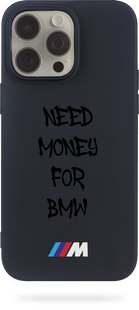 Чохол Oriental case iPhone 14 чорний силіконовий Need_Money_For_BMW_M Black (31.9) pr_0051557  купити в інтернет-магазині Oriental Case в Києві від українського бренду Orientalcase ✅