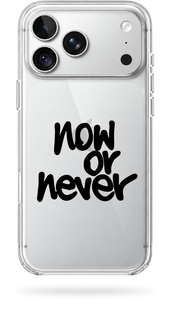 Чохол Oriental case iPhone 18 pro max прозорий пластиковий ROCK Now or Never Black (11.70) pr_0088 купити в інтернет-магазині Oriental Case в Києві від українського бренду Orientalcase ✅