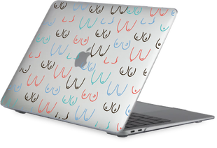 Чохол Oriental case прозорий Macbook Air 13.3 2018-2020 M1 Boobs 2.0 Colorful (6.2) pr_0064108  купити в інтернет-магазині Oriental Case в Києві від українського бренду Orientalcase ✅