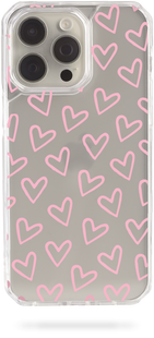 Oriental case iPhone 11 transparent plastic EVO case Heart Spring Pink (18.14) pr_0068159  in the online store Oriental Case in Kyiv from the Ukrainian brand Orientalcase ✅