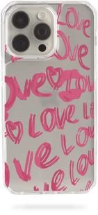 Oriental case iPhone 11 transparent plastic EVO case Love Lipstick Pink (17.6) pr_0068160  in the online store Oriental Case in Kyiv from the Ukrainian brand Orientalcase ✅