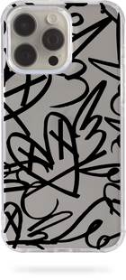 Oriental case iPhone 11 transparent silicone shockproof case Graffiti Love 3.0 Black (3.4) pr_0068111  in the online store Oriental Case in Kyiv from the Ukrainian brand Orientalcase ✅