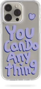 Oriental case iPhone 13 mini transparent plastic ROCK case You Can Purple (11.36) pr_0061958  in the online store Oriental Case in Kyiv from the Ukrainian brand Orientalcase ✅