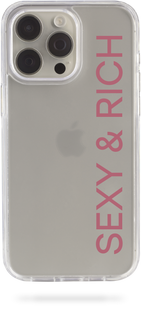 Oriental case iPhone 13 mini transparent plastic ROCK case SEXY And RICH Pink (10.21) pr_0061897  in the online store Oriental Case in Kyiv from the Ukrainian brand Orientalcase ✅