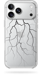 Чохол Oriental case iPhone 18 pro max прозорий пластиковий ROCK Lightning Black (13.20) pr_0020 купити в інтернет-магазині Oriental Case в Києві від українського бренду Orientalcase ✅