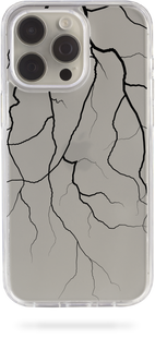 Чохол Oriental case iPhone 16 Pro прозорий пластиковий ROCK Lightning Black (13.20) pr_0073834  купити в інтернет-магазині Oriental Case в Києві від українського бренду Orientalcase ✅