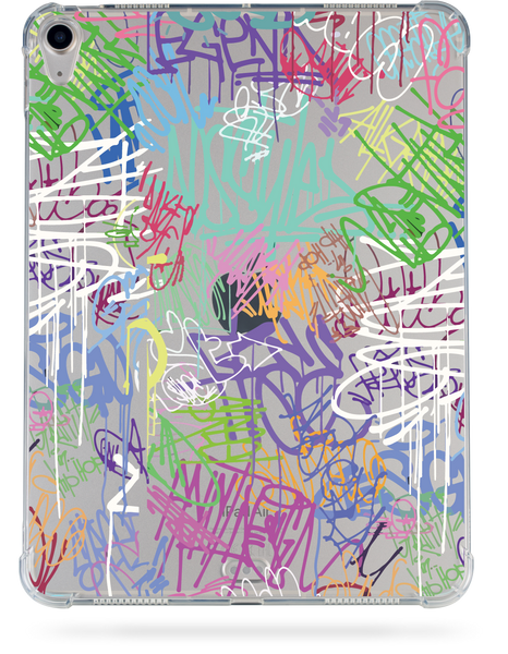 Oriental case iPad Air 3 10.5 (2019) transparent shockproof case Graffiti Color (3.3) pr_0066191  in the online store Oriental Case in Kyiv from the Ukrainian brand Orientalcase ✅