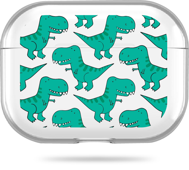 Чохол Oriental case прозорий силіконовий для AirPods Pro 2 Animals Dinos Big (8.2) pr_0065958  купити в інтернет-магазині Oriental Case в Києві від українського бренду Orientalcase ✅