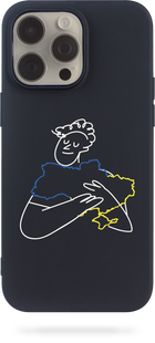 Чохол Oriental case iPhone 11 pro max чорний силіконовий Ukraine Lover (19.43) pr_0067862  купити в інтернет-магазині Oriental Case в Києві від українського бренду Orientalcase ✅