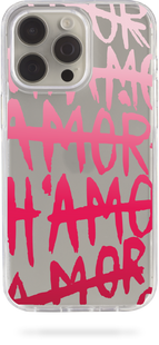 Oriental case iPhone 14 transparent plastic ROCK case Amor Pink (11.34) pr_0051388  in the online store Oriental Case in Kyiv from the Ukrainian brand Orientalcase ✅