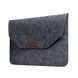 Felt case for Apple MacBook 15-16 inches black pr_0067303  фото 1 in the online store Oriental Case in Kyiv from the Ukrainian brand Orientalcase ✅