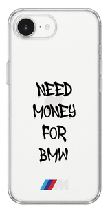 Oriental case iPhone 16e / 17e transparent silicone case Need_Money2.0_BMW_M Black (31.11) pr_0074210_16e17e in the online store Oriental Case in Kyiv from the Ukrainian brand Orientalcase ✅