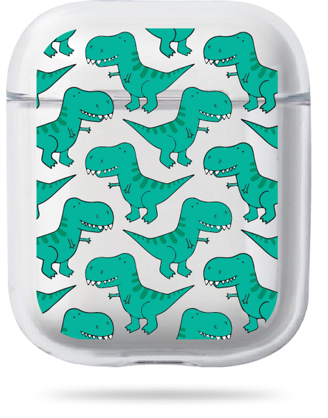 Oriental case transparent silicone case for AirPods 1/2 Animals Dinos Big (8.2) pr_0065661  in the online store Oriental Case in Kyiv from the Ukrainian brand Orientalcase ✅