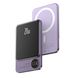 Безпровідний магнітний PowerBank 10000 mAh 20W Q9 MagSafe Purple pr_0076559  фото 1 купити в інтернет-магазині Oriental Case в Києві від українського бренду Orientalcase ✅