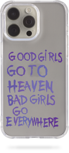 Чохол Oriental case iPhone 13 прозорий силіконовий протиударний Good Girls Purple (11.41) pr_0055570  купити в інтернет-магазині Oriental Case в Києві від українського бренду Orientalcase ✅