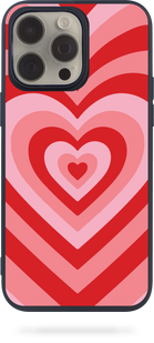 Чохол Oriental case iPhone 14 pro max чорний силіконовий Hearts Pattern Red (18.8) pr_0048136  купити в інтернет-магазині Oriental Case в Києві від українського бренду Orientalcase ✅