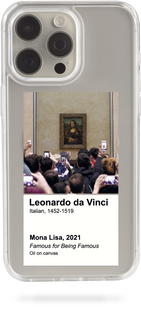 Oriental case iPhone 16 Pro transparent MagSafe case Mona Lisa (13.24) pr_0073539  in the online store Oriental Case in Kyiv from the Ukrainian brand Orientalcase ✅