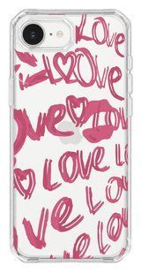 Чохол Oriental case iPhone 16e / 17e прозорий пластиковий EVO Love Lipstick Pink (17.6) pr_0074837_16e17e купити в інтернет-магазині Oriental Case в Києві від українського бренду Orientalcase ✅