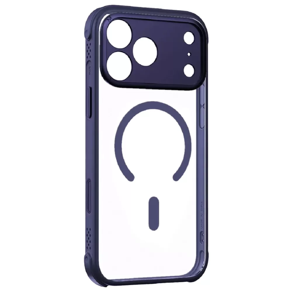 Чохол Momax Air Magnetic Midnight Blue для iPhone 17 Pro Max pr_1700056 купити в інтернет-магазині Oriental Case в Києві від українського бренду Orientalcase ✅