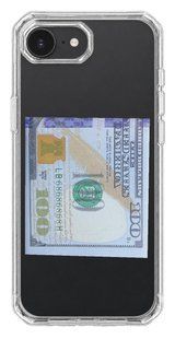 Чохол Oriental case iPhone 16e / 17e прозорий пластиковий EVO Money 100 Dollars (4.2) pr_0074888_16e17e купити в інтернет-магазині Oriental Case в Києві від українського бренду Orientalcase ✅