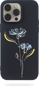 Oriental case iPhone 13 mini black silicone case Voloshka Ukraine White (19.40) pr_0062327  in the online store Oriental Case in Kyiv from the Ukrainian brand Orientalcase ✅