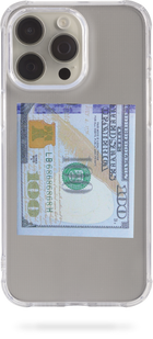Чохол Oriental case iPhone 14 pro max прозорий силіконовий протиударний Money 100 Dollars (4.2) pr_0047038  купити в інтернет-магазині Oriental Case в Києві від українського бренду Orientalcase ✅
