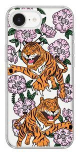 Чохол Oriental case iPhone 16e / 17e прозорий силіконовий Animals Tigers With Flowers (8.4) pr_0074354_16e17e купити в інтернет-магазині Oriental Case в Києві від українського бренду Orientalcase ✅