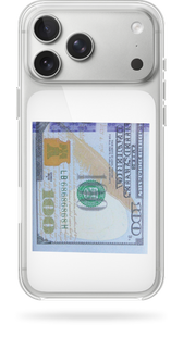 Oriental case iPhone 17 pro transparent plastic ROCK Money 100 Dollars (4.2) pr_1900029 in the online store Oriental Case in Kyiv from the Ukrainian brand Orientalcase ✅