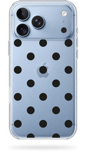 Чохол Oriental case iPhone 18 pro max прозорий пластиковий ROCK Series Peas Black (6.50) pr_0030 купити в інтернет-магазині Oriental Case в Києві від українського бренду Orientalcase ✅