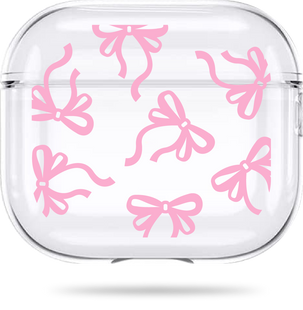 Чохол Oriental case прозорий силіконовий для AirPods 3 Metelyky_Pattern_ Pink (6.23) pr_0080041  купити в інтернет-магазині Oriental Case в Києві від українського бренду Orientalcase ✅