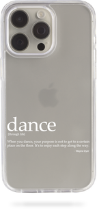 Чохол Oriental case iPhone 16 Pro прозорий пластиковий ROCK Dance White (12.3) pr_0073848  купити в інтернет-магазині Oriental Case в Києві від українського бренду Orientalcase ✅