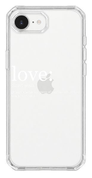 Чохол Oriental case iPhone 16e / 17e прозорий пластиковий EVO Love Oriental White (12.6) pr_0074990_16e17e купити в інтернет-магазині Oriental Case в Києві від українського бренду Orientalcase ✅