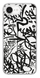 Oriental case iPhone 16e / 17e transparent silicone case Graffiti Black (3.1) pr_0074167_16e17e фото 1 in the online store Oriental Case in Kyiv from the Ukrainian brand Orientalcase ✅