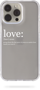 Чохол Oriental case iPhone 14 pro max прозорий силіконовий протиударний Love Oriental White (12.6) pr_0047140  купити в інтернет-магазині Oriental Case в Києві від українського бренду Orientalcase ✅