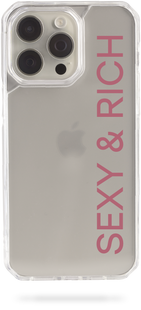 Oriental case iPhone 14 pro max transparent plastic EVO case SEXY And RICH Pink (10.21) pr_0047290  in the online store Oriental Case in Kyiv from the Ukrainian brand Orientalcase ✅