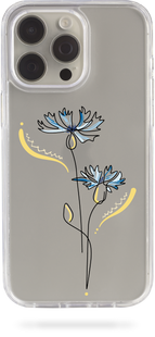 Чохол Oriental case iPhone 15 прозорий пластиковий ROCK Voloshka Ukraine Black (19.40) pr_0046349  купити в інтернет-магазині Oriental Case в Києві від українського бренду Orientalcase ✅